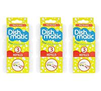 Dishmatic 9 esponjas de repuesto blancas antiarañazos para limpieza