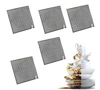 Dishwasher Cleaning Rags, Non Scratch Pot Washing Cloths, 7,87 x 7,87 pulgadas Multifunctional Kitchen Cleaner Rags for Wet, Dry Use, Tableware, Tiles, Horno, Sink, Pots, Pans, Stoves and Utensils