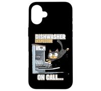 Dishwasher inspector on call Carcasa para iPhone 16 Plus