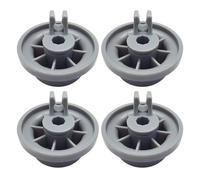 Dishwasher Lower Rack Wheels - ABS Replacement Rollers Set | 4pcs Durable Dishwasher Basket Wheels - Smooth Sliding Rack Repair Parts for Reduced Noise and Stable Movement
