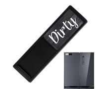 Dishwasher Magnet Sign, Clean Dirty Symbol, Dish Wash Indicator, No Scratch Design, Easy Slide, (6,97 x 2,05 x 0,2 pulgadas), Great for Organizing Kitchen Dishwashing and Storage