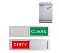 Dishwasher Magnetic Clean Dirty - Clean Dirty Dishwasher Magnet Sign, NonScratch Strong Magnetic Adhesive Sticker Reminder Tells Whether Dishes Cleaning Or Dirt, Easy Read And Slide Indicator