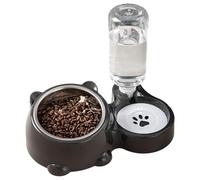 Dishwasher Safe Pet Bowls, Stylish Pet Food and Water Set, Easy Clean Double Bowls, Ergonomic Pet Feeding Bowls, Food and Water Dispenser For Pets, Pet Bowl Set with Stand, Pet