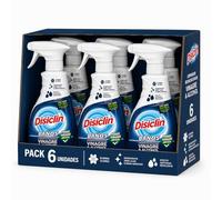 Disiclin Baños Limpiador Desincrustante Vinagre & Alcohol - Pack 6 Unidades | Elimina Cal, Olores y Manchas | Spray Multiusos para Baño, Grifos, Azulejos y Superficies