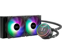 Disipador de agua para CPU AquaStorm 240 de 120 mm (negro) - UNYKACH