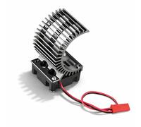 Disipador de Calor con Ventilador 5V, para Motor RC 540/550, Accesorio de Refrigeración para Coches Eléctricos 1/10 Escala como HSP Axial Traxxas D90 (Negro)