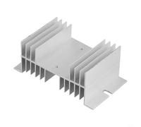 Disipador de calor de aluminio de 100 A para estado sólido para relé, generador de turbina eólica, monofásico, componente de gestión térmica, equipo eléctrico