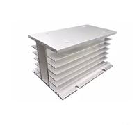 Disipador de calor de aluminio para rectificador de puente MDQ-200A 200A 1600V módulo de diodo, 150 mm x 98 mm x 79 mm, plata, aleación de alta calidad con gestión térmica optimizada, fácil (150-300 A