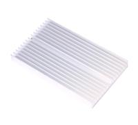 Disipador de calor de aluminio para transistores de potencia LED IC - Resistente a la corrosión y compacto - Adecuado para routers, CPU, amplificador de potencia - Placa enfriadora de calor en forma