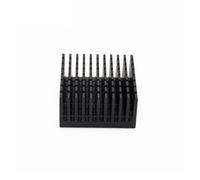 Disipador de calor de aluminio,Radiador Disipador de calor DIY 2 piezas 40x40x20mm Disipador de calor de aluminio extruido Disipador de calor de radiador negro for impresora 3D LED electrónica Refrige