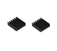 Disipador de calor de aluminio,Radiador Disipador de calor DIY 2 piezas Negro 14 * 14 * 6 mm Radiador de computadora Disipador de calor de aluminio Disipador de calor for almohadillas de enfriamiento