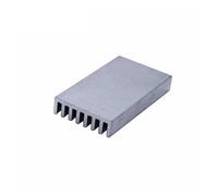Disipador de calor de aluminio,Radiador Disipador de calor DIY 5 piezas/lote 50x28x8mm Radiador de disipador de calor de aluminio for chip LED VGA RAM Componente de computadora electrónica Disipación