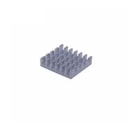 Disipador de calor de aluminio,Radiador Disipador de calor DIY 50 piezas/lote 19x19x5mm Disipador de calor de aluminio Disipador de calor extruido Radiador for enfriamiento de chip IC electrónico