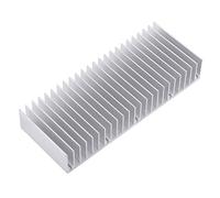 Disipador de calor de aluminio ZenithAur 150x60x25mm para gestión térmica, un módulo de radiador de refrigeración pasivo adecuado como disipador de calor de amplificador de alta
