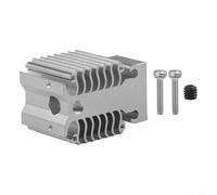 Disipador de calor de bloque de enfriamiento rápido diseñado eficientemente para Ender 3 para V3, estructura de aluminio ligera mejora la eficiencia de enfriamiento