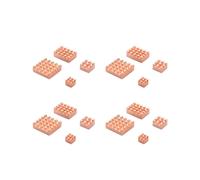 Disipador de Calor de Cobre de RefrigeracióN de 16 Piezas para Raspberry Pi 4B 1G 2G 4G Disipador de Calor de RefrigeracióN Enfriador