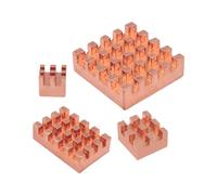 Disipador de Calor de Cobre de RefrigeracióN de 4 Piezas para Raspberry Pi 4B 1G 2G 4G Disipador de Calor de RefrigeracióN Enfriador