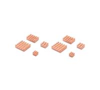Disipador de Calor de Cobre de Refrigeración de 8 Piezas para Raspberry Pi 4B 1G 2G 4G Disipador de Calor de Refrigeración Enfriador