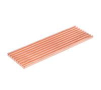 Disipador de calor de cobre puro, disipador de calor adhesivo conductor térmico para SSD M.2 2280 PCI-E NVME de 2 mm