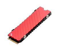 Disipador de calor de disco de estado sólido 2280, radiadores, resistencia al calor de aluminio con almohadilla de silicona térmica para consolas de juegos, accesorios de disipador de calor de doble