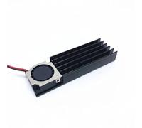 Disipador de calor de disco duro M.2 SSD con almohadilla térmica de ventilador 70x22x10MM disco duro portátil SSD aleta de aluminio Nvme 512(5v 2pin)