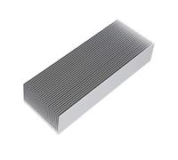 Disipador de calor extra grande de aluminio de 300 x 69 x 36 mm, módulo de refrigeración de difusión de disipador de calor de alta potencia, radiador de 27 aletas para amplificador LED, transistor