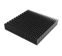 Disipador de calor grande de aluminio de 120 mm de 120 x 120 x 20 mm, disipador de calor cuadrado para base de refrigeración de enrutador WiFi y fuente de alimentación, tarjeta gráfica IC, disipador