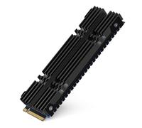 Disipador de calor M.2 2280 SSD NVMe, disipador de calor para WD_Black/Samsung 990 Pro/990 EVO Plus/ 9100 Pro/980 Pro, 2280 Heatsinkk, negro