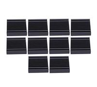 Disipador de Calor Oumefar 2280 40x40 Disipador de Calor 10 Uds Disipador de Calor de Aleta de Refrigeración de Aluminio Adhesivo Conductor Térmico para Transistor 40x9x40mm 9x4x4