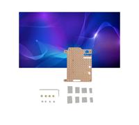 Disipador de Calor para Raspberry Pi 5 Almohadilla de Enfriamiento PWM de Cobre Puro de 4 Cables Enfriador Activo Sin Ventilador de Enfriamiento