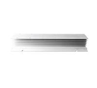 Disipador de calor para relé de estado sólido, disipador de calor para SSR monofásico, accesorio de refrigeración de aluminio con diseño multicapa para una rápida disipación del