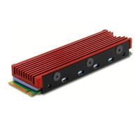Disipador Pasivo Axagon Clr-m2 Para M.2 2280 Ssd Rojo