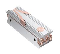 Disipador t rmico SSD Rocket M.2 2280 de SABRENT en color plateado (SB-HTSS)