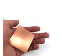 Disipador térmico de Cobre Puro Placa de Hoja Cobre, Material Metal Puro, Varios tamaños, Bricolaje, Hecho a Mano, 1 Uds(100x200x2.5mm)