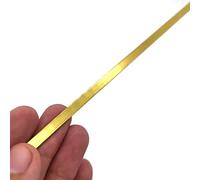 Disipador térmico de Cobre Puro Tira de Placa Barra Plana latón H59, 500mm Longitud, 2-8mm Espesor, 4-50mm Ancho, 1 Uds(Thickness 4mm,25x500mm)