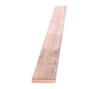Disipador térmico de Cobre Puro Tira de Placa Cobre Rojo T2 Puro, Espesor 1-5mm, Varios tamaños, 1 Uds(4x30x250mm)