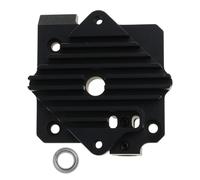 Disipador térmico de lámina de aluminio para piezas de impresora extrusora para caja de extrusora de accionamiento directo, bloque de refrigeración de aluminio