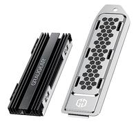 Disipador térmico GRAUGEAR para SSD M.2 NVMe 2280 - compatible con Playstation 5, PS5 Slim, kit de refrigeración completo con cubierta antipolvo.