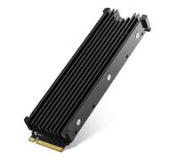 Disipador térmico M.2 2280 NVMe SSD para Samsung 990 Pro/990 EVO Plus/ 9100 Pro/970 EVO Plus/ 980 PRO/ 860 EVO, disipador térmico para PC con almohadilla de silicona térmica, negro