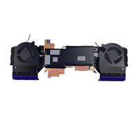 Disipador térmico y Ventilador para portátil para DELL G16 7630 099TM1 99TM1 G16-AMD AT401001ZCL ND8CC13 ND8CC14 DC12V