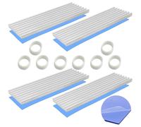 Disipadores de Calor, CTRICALVER4 Piezas, Plata, 70 mm x 22 mm x 3 mm Disipador SSD M.2, Disipador de Calor de Aluminio, con almohadilla térmica de silicona, Disipador M.2 Para M.2 2280 SSD