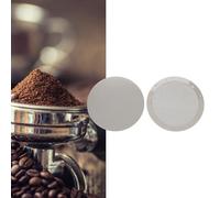 Disk Coffee Filter 2.4 Inch Stainless Steel Reusable French Press Coffee Maker Metal Filter Mesh for Replacement (No Filter Papers)