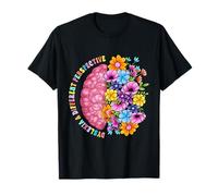 Dislexia Diferentes Perspectivas Lectura Cerebro Floral Maestro Camiseta