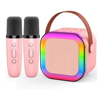 Dislocati Regalo Niña 3-12 Años, Microfono Karaoke Infantil Micrófono Niña Juguetes Niña Regalo Navidad Microfono Inalambrico Mic Infantil Bluetooth con Luces Karaoke Cumpleaños para Fiestas