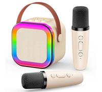 Dislocati Regalo Niña 3-12 Años, Microfono Karaoke Juguetes Niños 3-12 Años Karaoke 2 Microfonos Inalambricos Regalo Niño 4-12 Años Micrófono Karaoke Niños Juguete Niña 3-12 Años Regalo Navidad