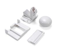 DisMa | 4 uds. + 1 llave | Cierre de Seguridad Magnético para Armarios, Puertas y Cajones | Bloqueo invisible de Seguridad Infantil | Seguros para Bebés | Imanes Adhesivos para Muebles