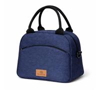 DisMa | Bolsa Térmica Porta Alimentos | Lonchera Portátil de Tela con Asas, Aislamiento térmico, Reutilizable para Comida | Tamaño ideal 25,5x21,5x14 cm | Lunch bag para Oficina, Escuela o Picnic