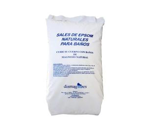 Dismag Sales De Epsom Naturales 10KG - Sulfato de magnesio - Sal de Baño Y Cuidado Personal- Relajante y Desintoxicante - Tratamiento corporal (10 KG)