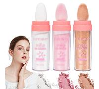 Disnace Puff Fairy Stick 3 Colores,Polvo de Hadas Maquillaje,Polvos de Hadas Maquillaje Highlighter,Powder Glitter,Hada Resaltador en Polvo Saniye,Polvo de Purpurina Corporal