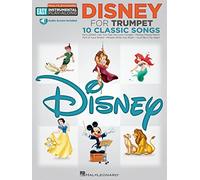 Hal Leonard - Partitura Disney: 10 canciones clásicas - Trompeta (Easy Instrumental Play-Along)